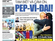 Bóng đá anh, ngoại hạng anh, lịch thi đấu euro 2012, Xem gì trên TT&VH hôm nay: Tạm biệt và cảm ơn, Pep-vĩ-đại!